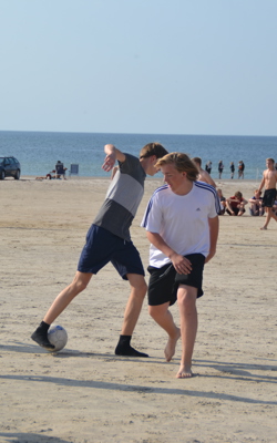 Fodbold På Stranden
